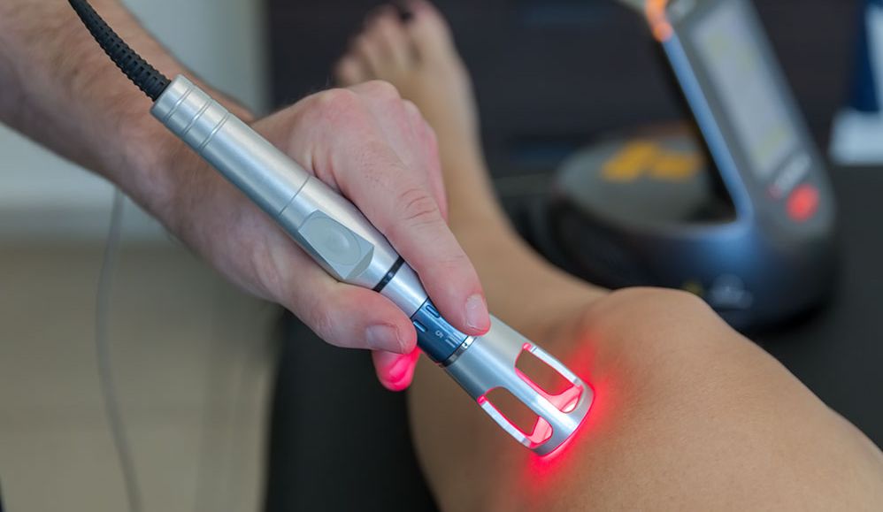 Lasertherapie am Knie